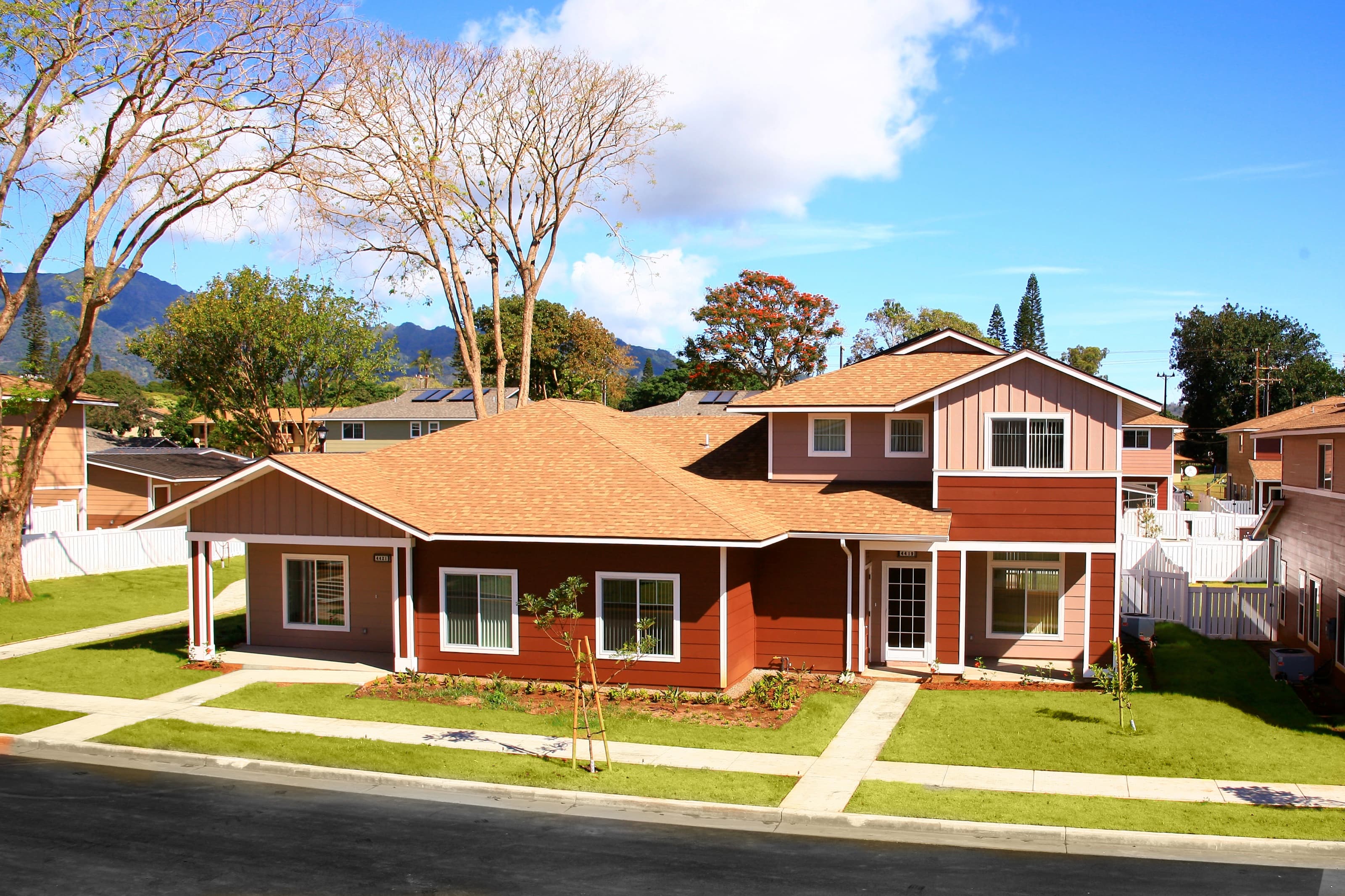 Military family housing at Schofield Barracks, Hawaii
